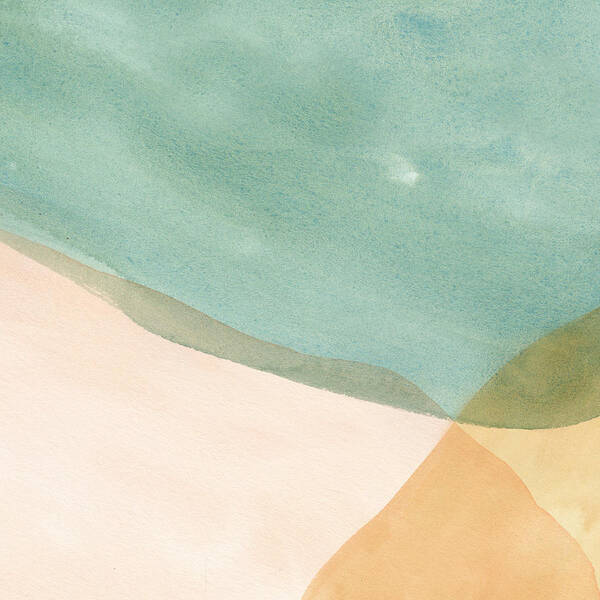 Pastel Abstract Landscape Wall Art