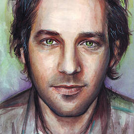 Paul Rudd Portrait by Olga Shvartsur