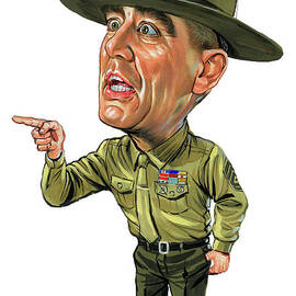 R. Lee Ermey as Gunnery Sergeant Hartman by Art  