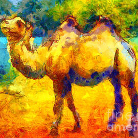Rainbow Camel by Pixel Chimp
