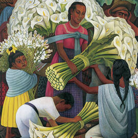 Rivera-the Flower Vendor by Portfolio Arts Group