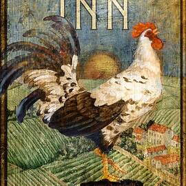 Rooster Signs 1 by Paul Brent