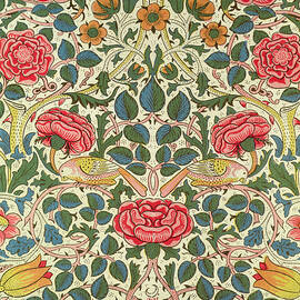 Rose, 1883 by William Morris