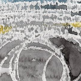 Saltwater- abstract painting by Linda Woods