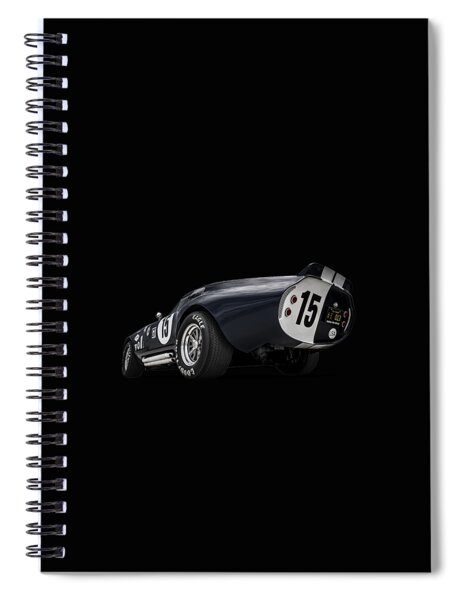 Vintage Race Car under Dramatic Sky Spiral Notebook