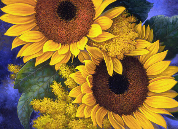 Vibrant Sunflower Duo Wall Art