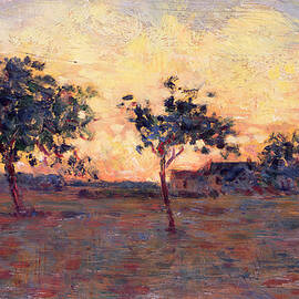 Sunset by Georges Pierre Seurat