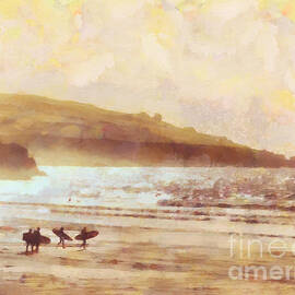 Surfer dawn by Pixel Chimp