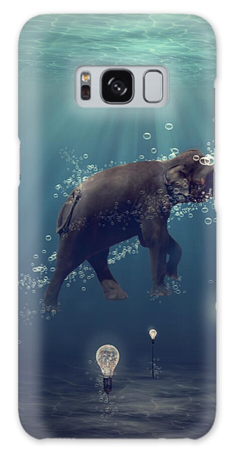 Submerged Elephant Dreams Galaxy Case
