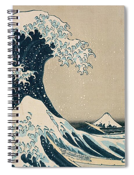 The Great Wave Off Kanagawa Spiral Notebook