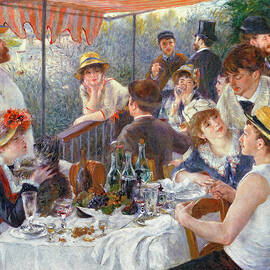 The Luncheon of the Boating Party by Pierre Auguste Renoir
