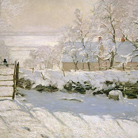 The Magpie by Claude Monet