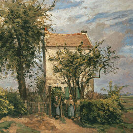 The Road to Rueil by Camille Pissarro