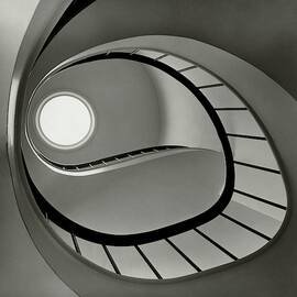 The Staircase In Mr. And Mrs. Albert by Fred Lyon