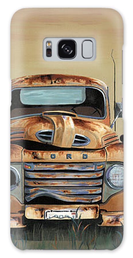 Vintage Abandoned Trucks Galaxy Case