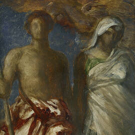 Time And Death, Circa 1868 by George Frederic Watts