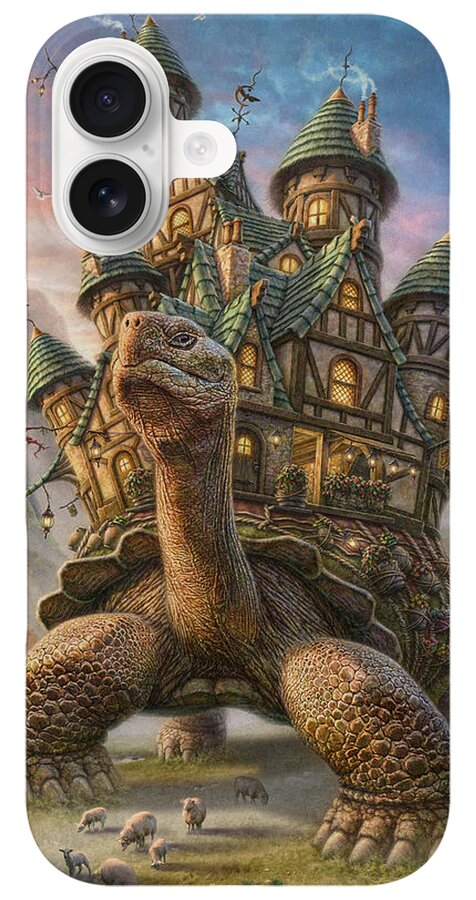 Enchanted Turtle's Journey iPhone Case