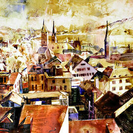 Zurich Skyline by Ryan Fox